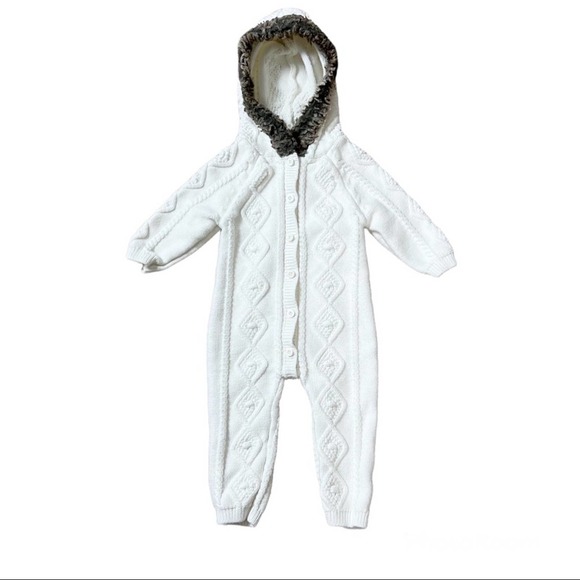 Hope & Henry Other - Hope & Henry Organic Cotton Cable Knit One-Piece